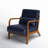Bradley Faux Leather Armchair-2038384852