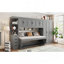 Lit escamotable simple avec armoire murale, armoire et bureau-37274124