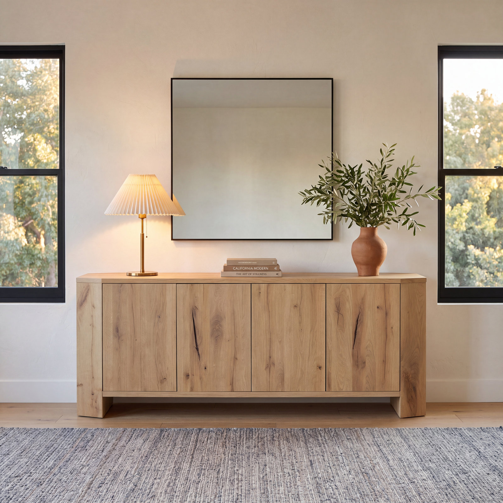 Bleached Oak Sideboard