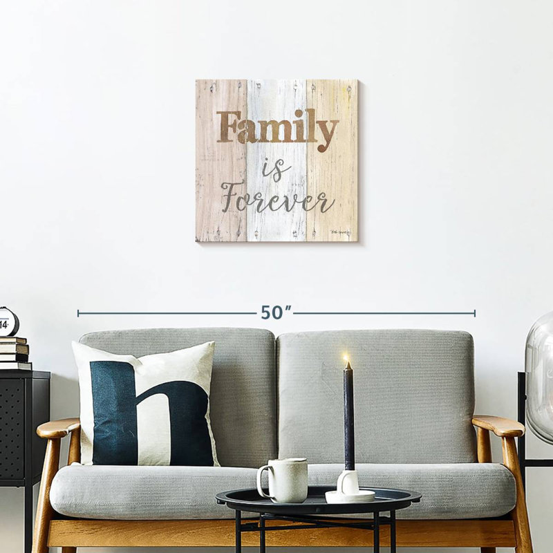 Plaque murale Kema Farmhouse Family Forever
