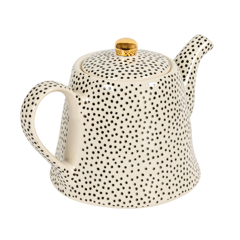 Brayden Studio Evelyn 32oz. Geometric Teapot