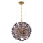 Lustre en laiton vieilli 18,25 po
