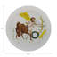 Zodiac Sagitarius Vegan Leather Round Pebble Placemat-2135553373