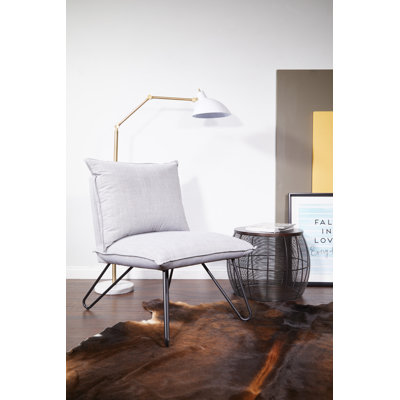 Chaise d'appoint en polyester 23,25 po Vada