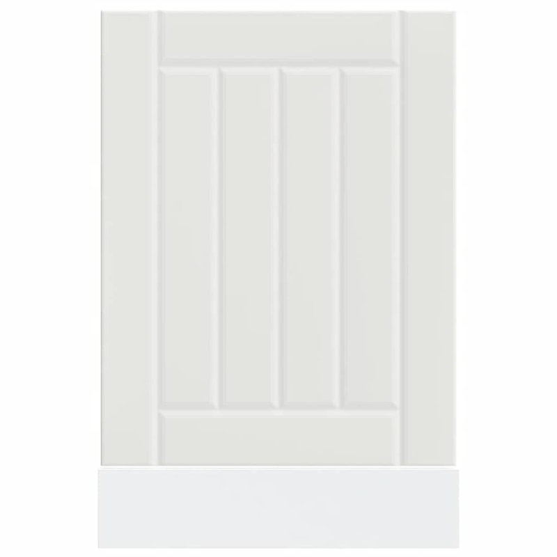 Dishwasher Panel Lucca Oak Engineered Wood, 67cm H x 45cm W x 1.5cm D, White