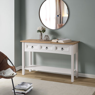 Dinnington 47.99'' Solid Wood Console Table