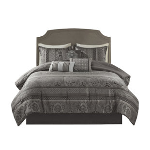 Ensemble d'édredon 7 pièces jacquard 