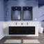 Ensemble de meuble-lavabo double mural 42 po Amirea Spring-1221299765