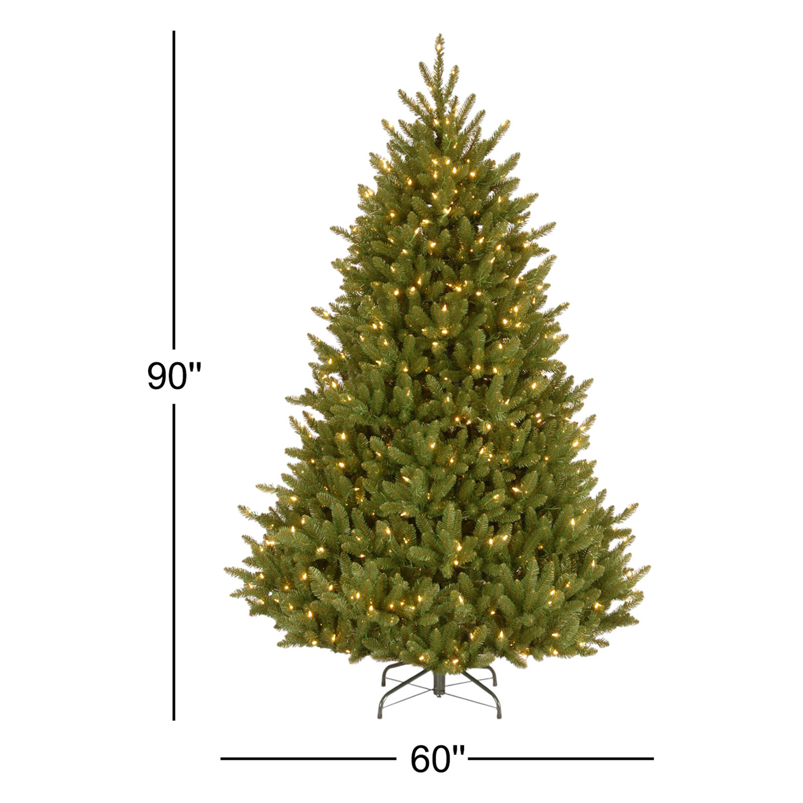 Pre-Lit Fraser Fir Christmas Tree, 7.6'