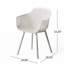 Chaise en polypropylène blanc Lotus