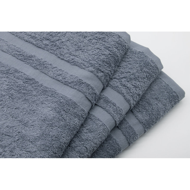 Midweight Bath Towel, Grey