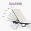 Ensemble de chaises longues d'extérieur 2 pièces en aluminium-114988800
