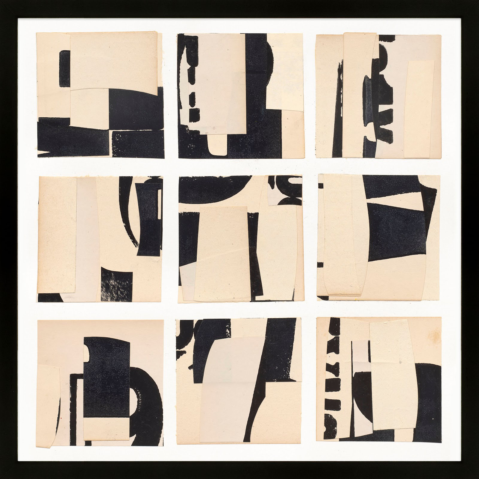 Typeface by Sarah Short, Black, 36" H x 36" W x 1.25" D