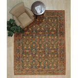Seline Warm Red Hand Knotted Wool Rug