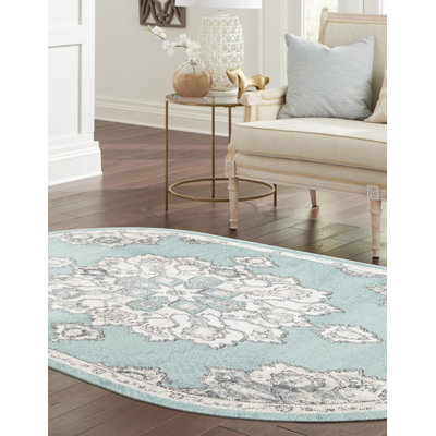 Tapis oriental oriental turquoise