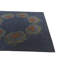 Tapis carré bleu marine Orlando