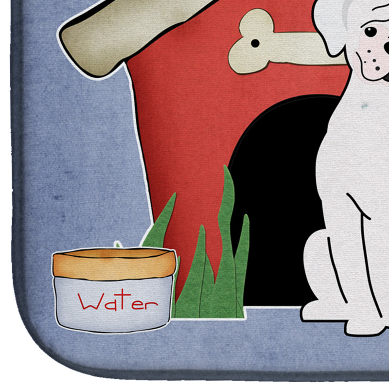 Tapis de séchage boxer dog house