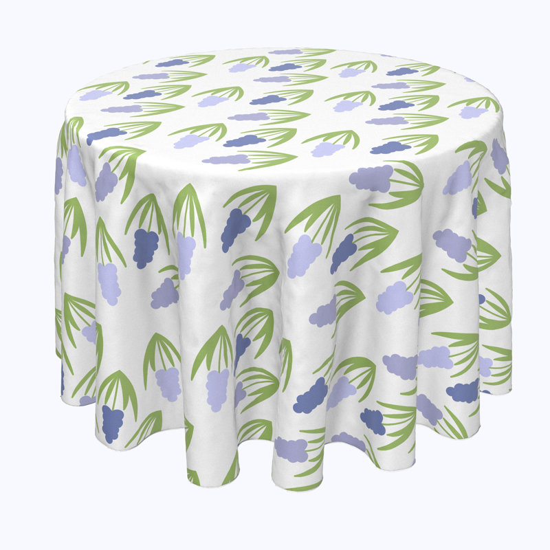 Caleb Floral Round Tablecloth, 90" x 90"