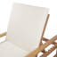 -position Adjustable Comfort Acacia Wood Loungers For Poolside And Patios