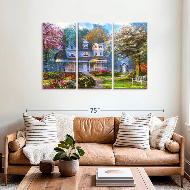 Lilie Victorian Home, H 36 po x l 57 po