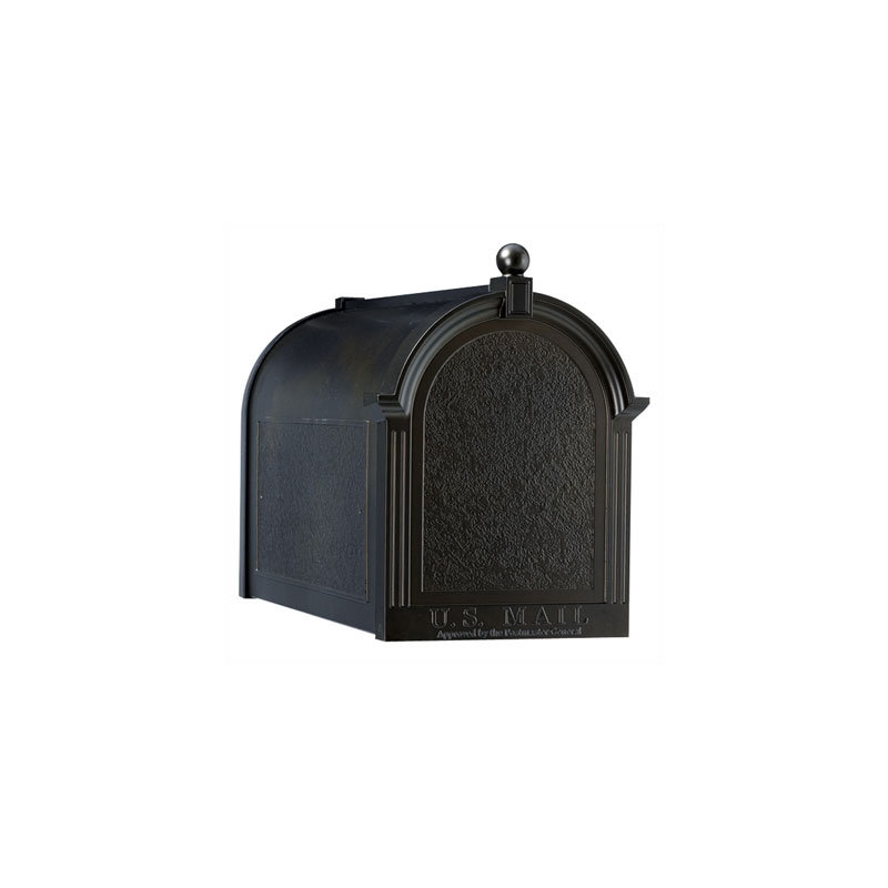 Black Streetside Mailbox, Black