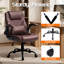 Fauteuil de direction ergonomique avec accoudoirs réglables-133409169