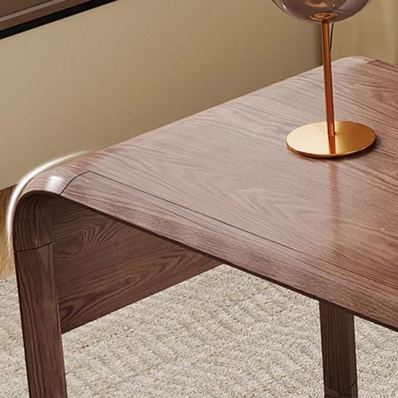 Nut-brown + White Rectangular Solid Wood desks, 29.53" H x 62.99" W x 27.56" D