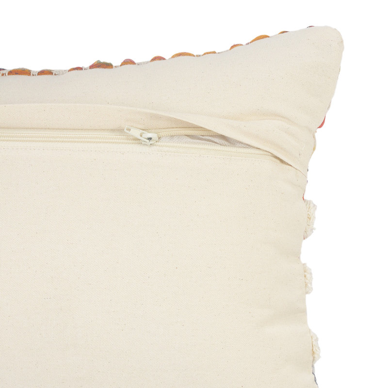 Coussin fait à la main Dahlia, Polyester, H 14 po x l 36 po