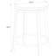 Ensemble de 2 tabourets pivotants avec structure en métal-129893481