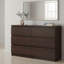 138 cm W Chest of 6 Drawers-1616078848