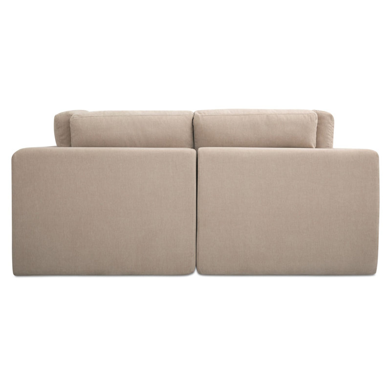 Cates Nook Modular Sectional Dark Green, Beige Polyester