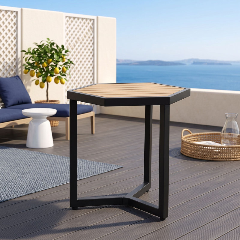Table d'appoint industrielle d'extérieur