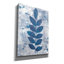  «Leaves Of Blue 1» par Courtney Prahl, art mural sur toile, 40 po x 54 po