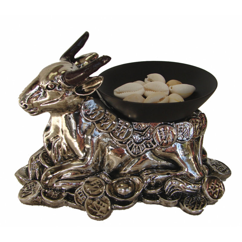 Figurine Wishfulfilling Cow with Cowrie Shells