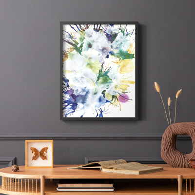 «Like An Iris II», reproduction encadrée - bois massif