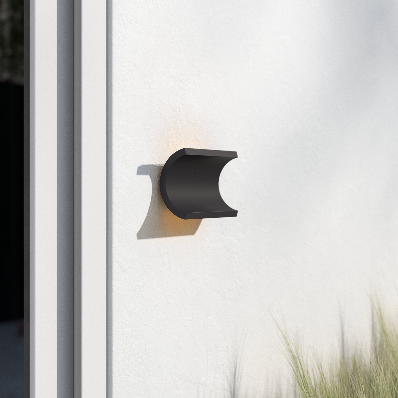 Corla Outdoor LED Wall Light, Aluminum Bronze
