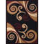 Tapis brun clair / bourgogne Bailes-1297545674