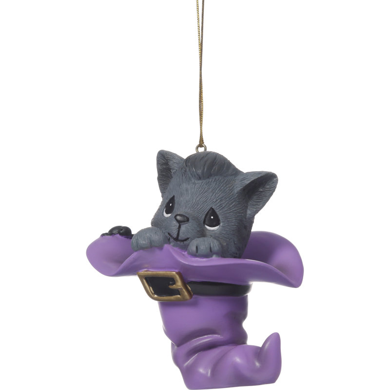 Ornement d'Halloween Precious Moments Have A Purr-fect