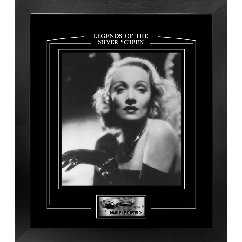 Marlene Dietrich, reproduction de photo encadrée