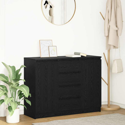 Sideboard With Drawers 100.5X35x76 Cm Engineered Wood