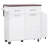 47.2" Farmhouse Kitchen Island With Drop Leaf-1160001774