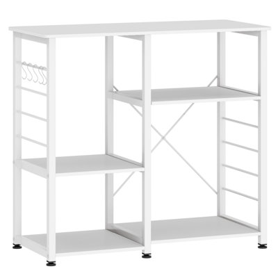 35.4'' Iron Standard Baker's Rack with Microwave Compatibility