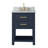 Brooks 25'' Single Bathroom Vanity with Marble Top-822586940-847904863
