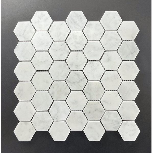 2" X 2" Honeycomb Mosaic Wall & Floor Tile