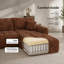 Canapé Boneless, canapé modulaire en L Chenille-129718222-129718223