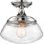 Plafonnier semi-encastré 1 lumière 10,38 po Ochoa-1786140475