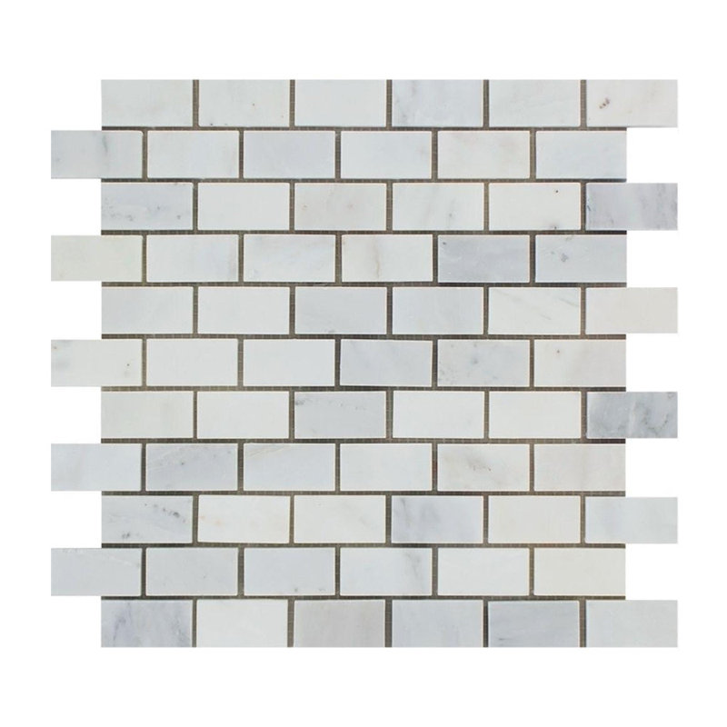 Carreau de mosaïque en marbre et brique