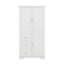 Tall And Wide Storage Cabinet With Doors, Three Drawers-1628456128