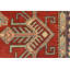 Tapis oriental géométrique en laine noué à la main 5 pi 11 po x 8 pi 1 po Kazak