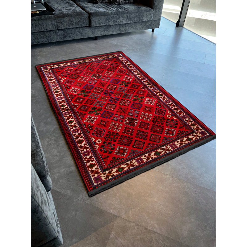 Moroccan Indoor / Outdoor Rug, Rectangle 5'2" x 8'7"
